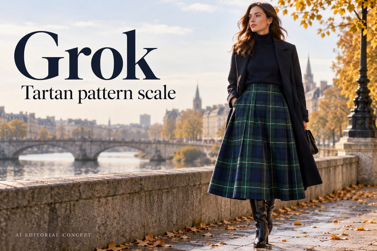 Preserves Patterns Grok Tartan Skirt Pattern-Scale Prompts – TryBuy®