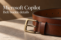 Microsoft Copilot Belt Buckle Threading Detail Prompts