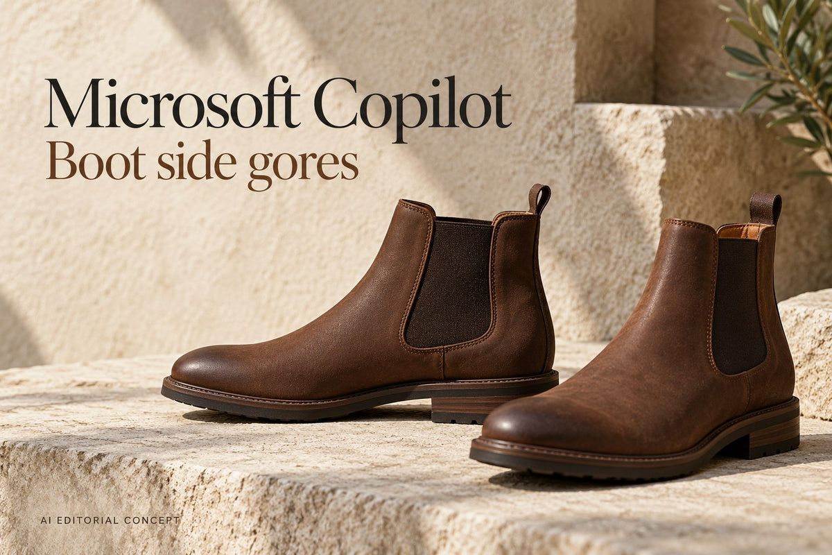 Microsoft Copilot — Boot side gores — IA-generated editorial concept