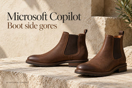 Microsoft Copilot Chelsea Boot Side-Gore Detail Prompts