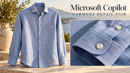 Microsoft Copilot Garment Detail Pair Prompts: Place a Full View Beside a Matching Close-Up