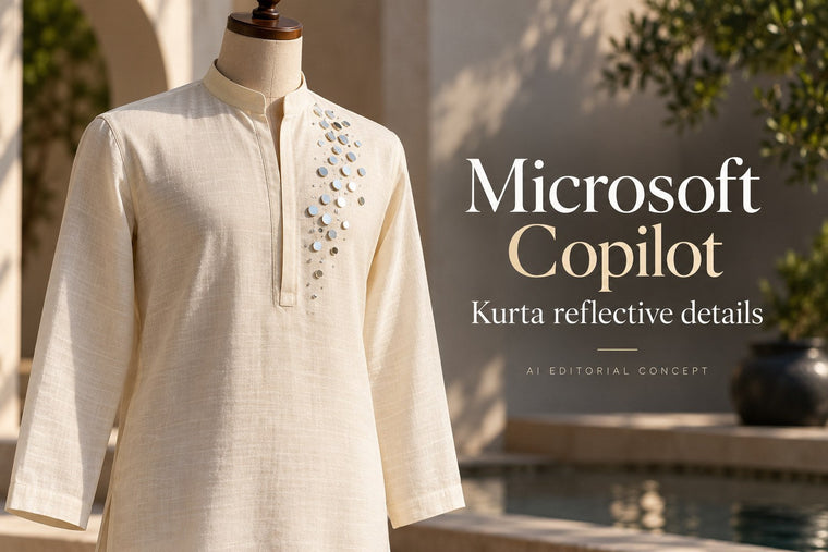 Microsoft Copilot Kurta Mirror-Work Detail Prompts