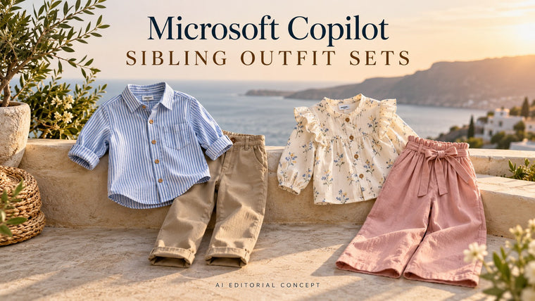 Microsoft Copilot Sibling Outfit Flat-Lay Prompts: Keep Kids’ Garment Sets Separate