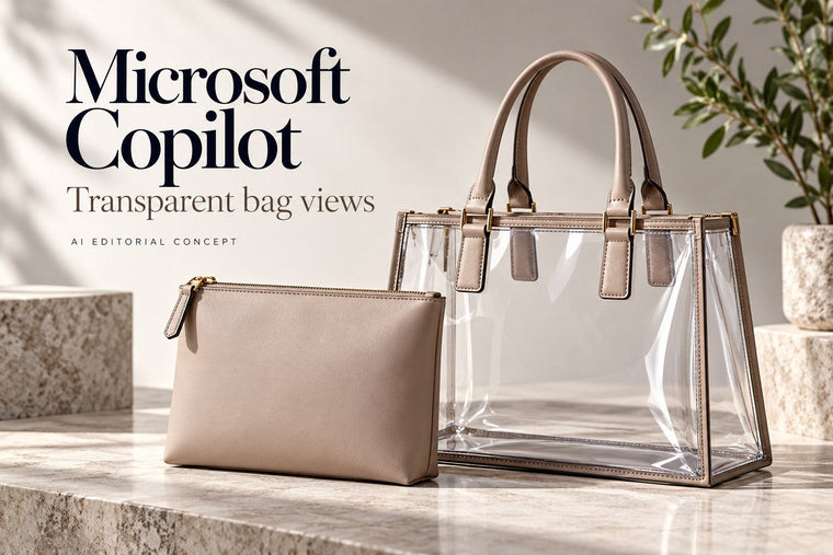 Microsoft Copilot Transparent Handbag Product-Image Prompts