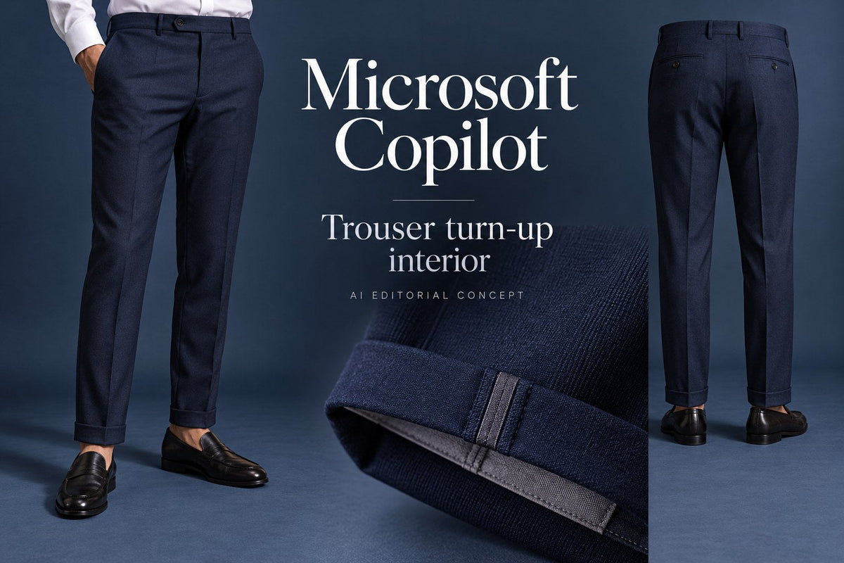 Microsoft Copilot — Trouser turn-up interior — AI-generated editorial concept