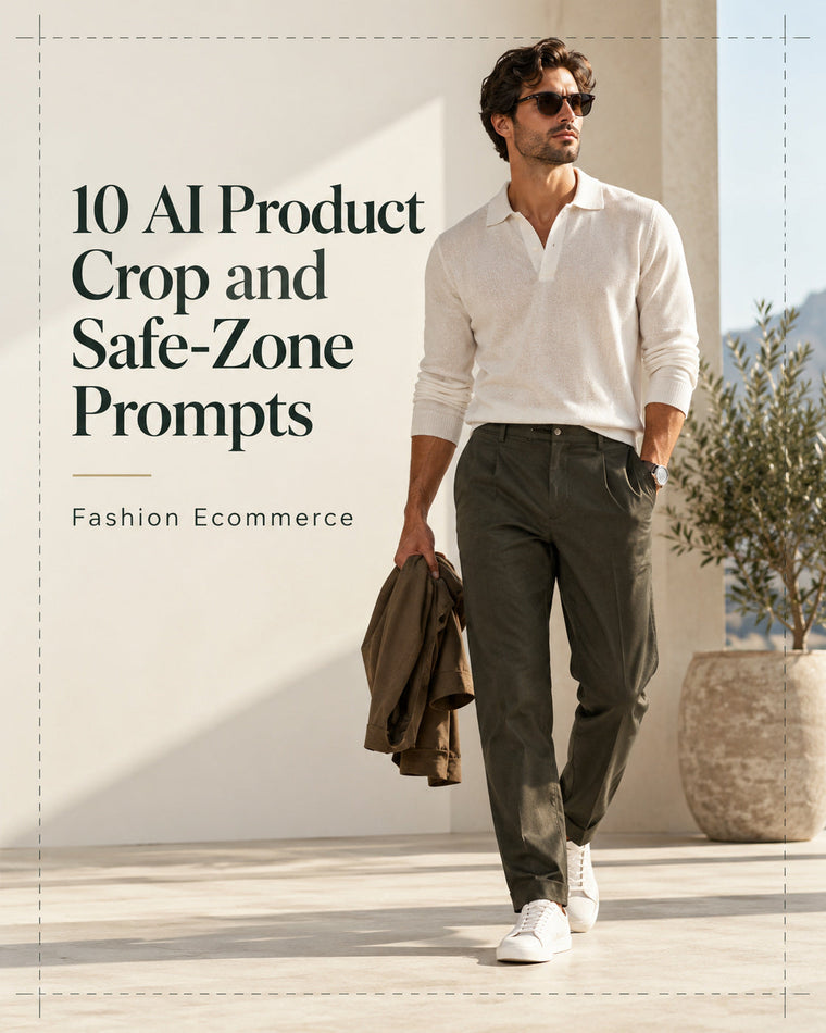 10 AI Product Crop and Safe-Zone Prompts for Fashion Ecommerce