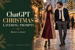 ChatGPT Christmas Outfit Prompts: From a Winter Market to Dinner