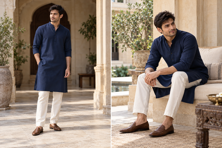 How Should a hombre’s kurta Fit? Length, Ease and Balance