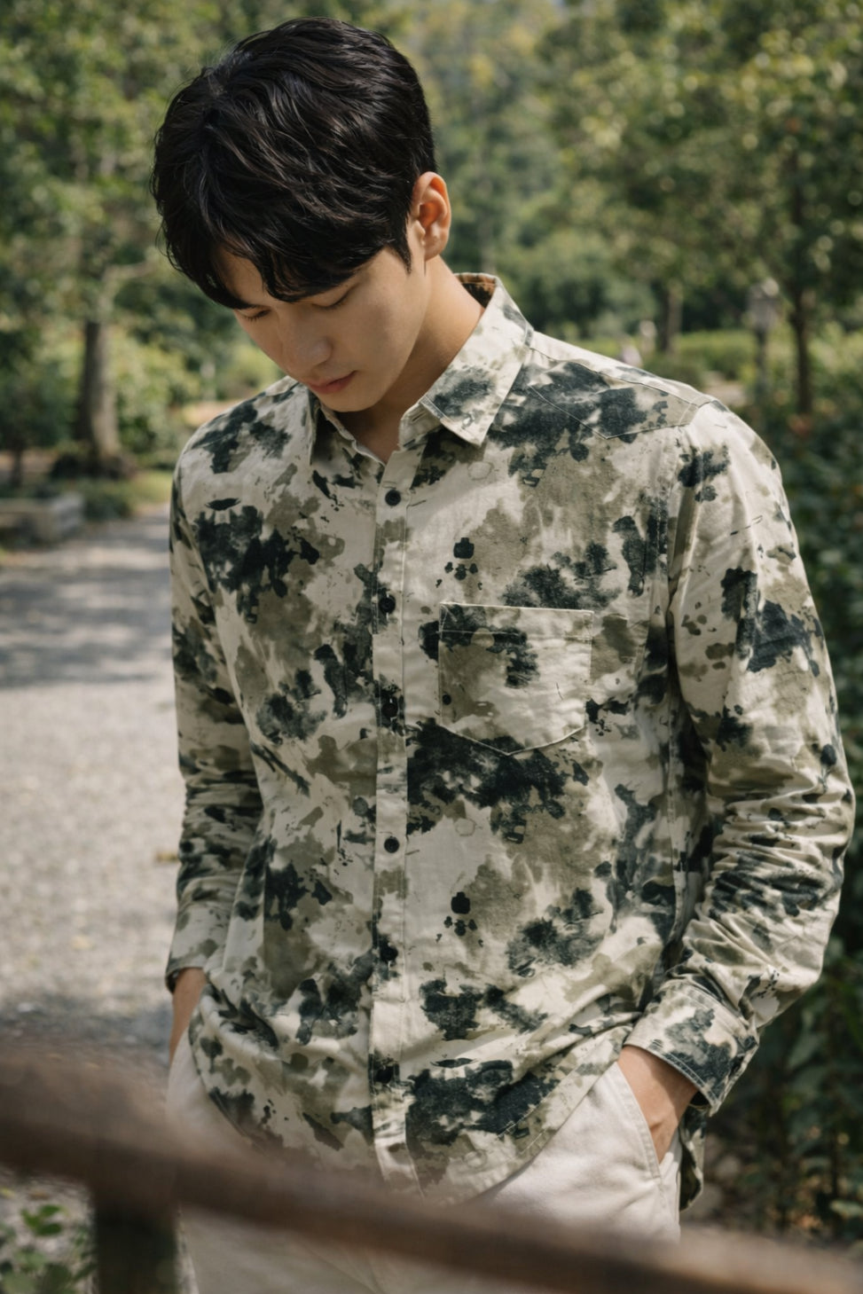 Men Brooklyn Printed Slim Fit Casual Shirt