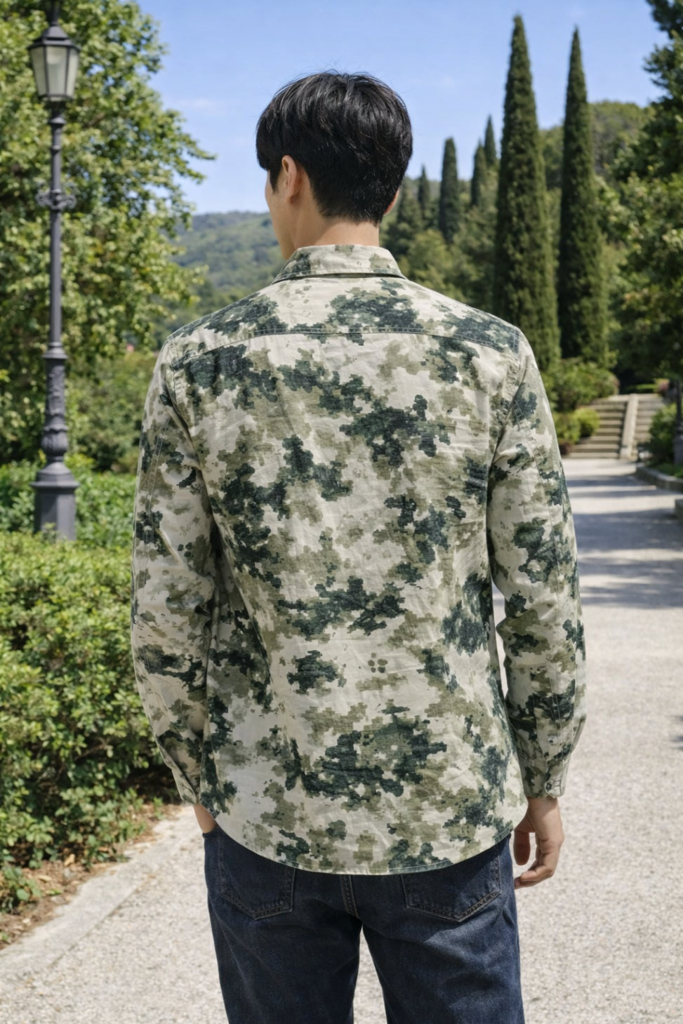 Men Brooklyn Printed Slim Fit Casual Shirt