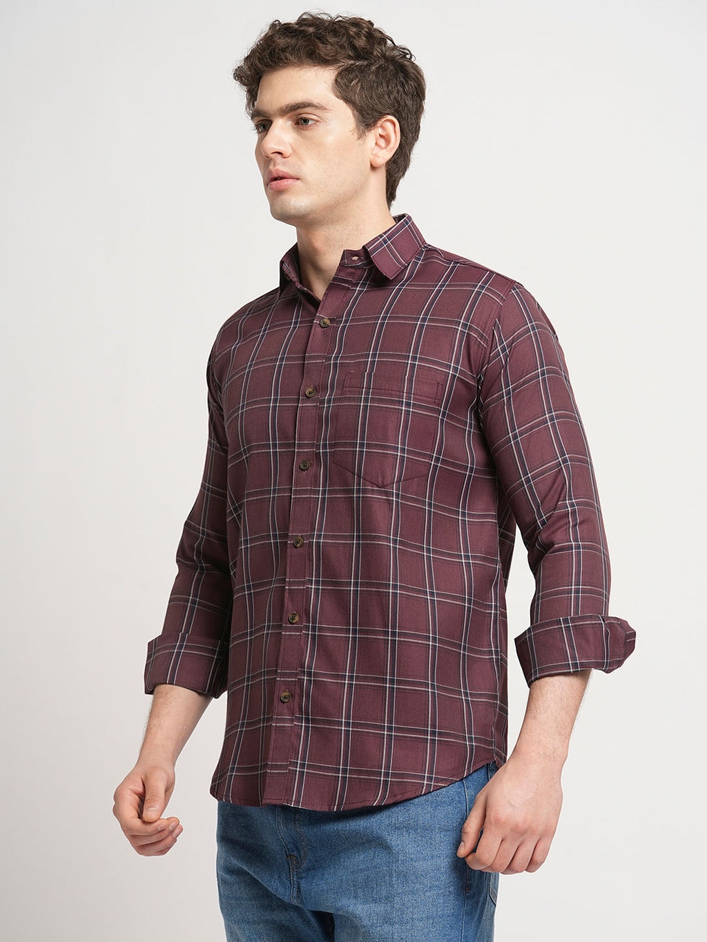 Adorn Checked Men's Shirt