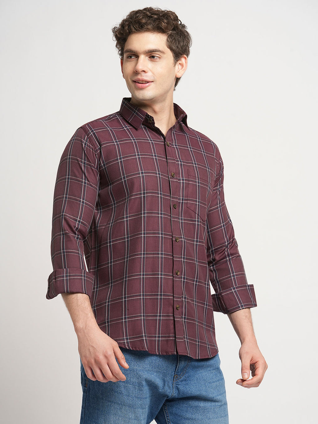Adorn Checked Men's Shirt