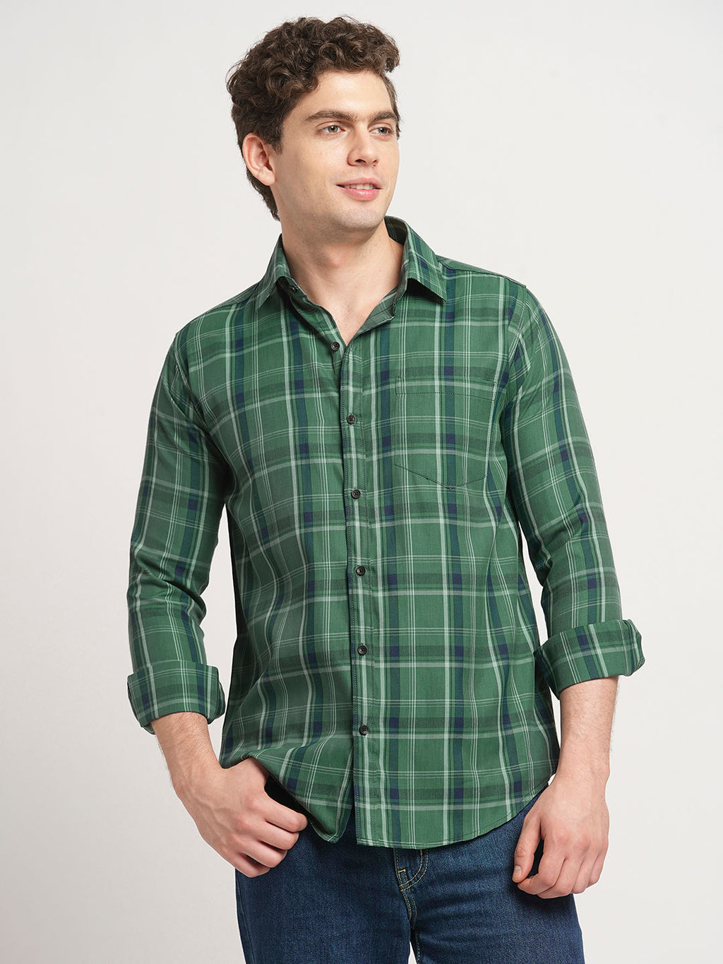 Alpha Checked Men's Shirt