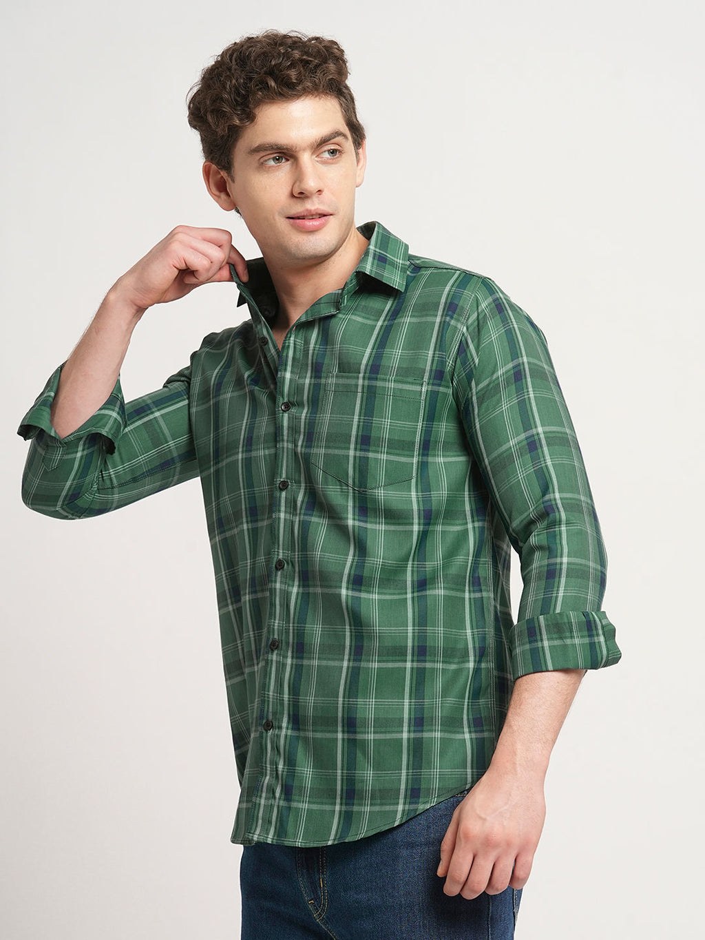 Alpha Checked Men's Shirt