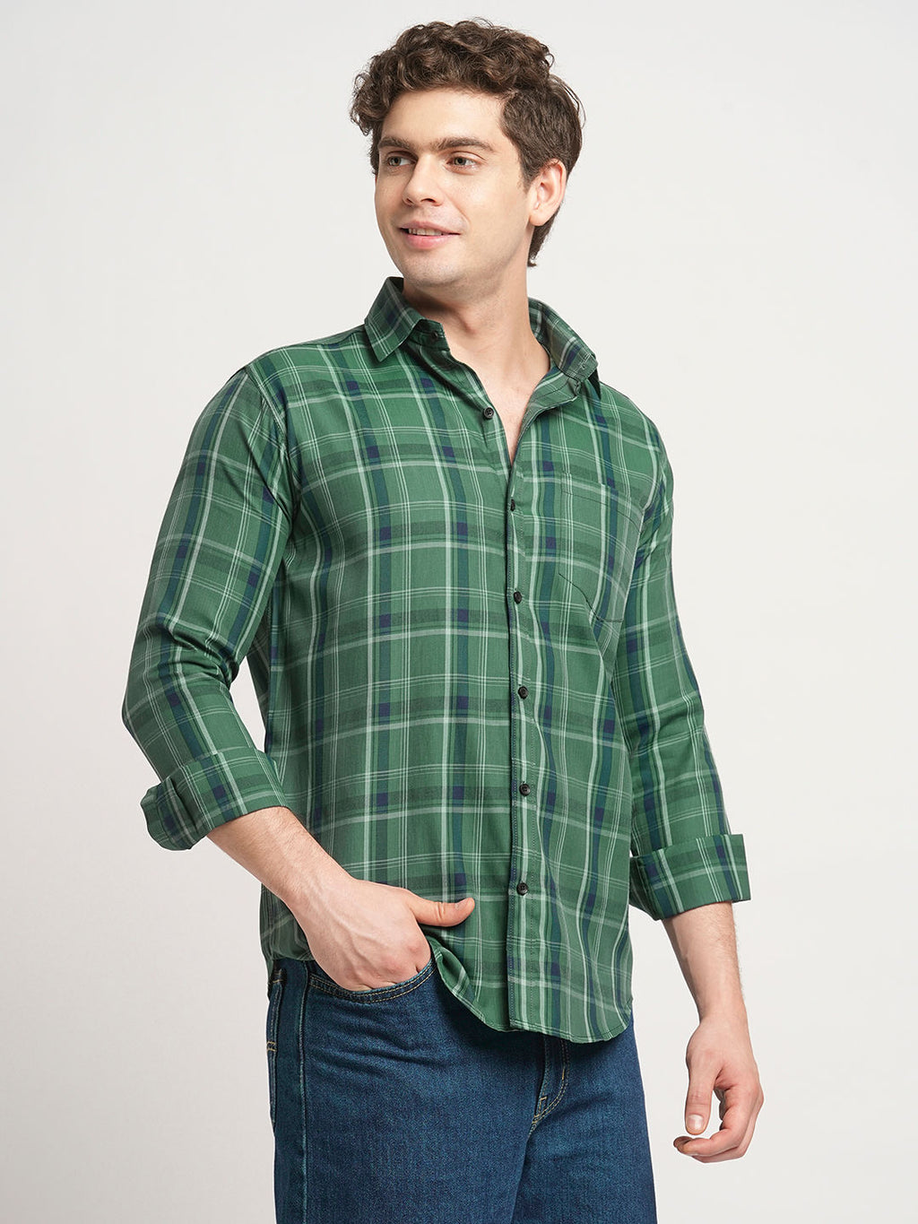 Alpha Checked Men's Shirt