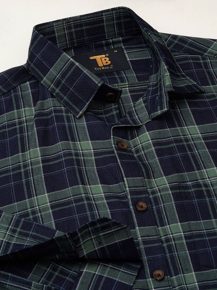 Mason Checked Cotton Shirt for Men 2
