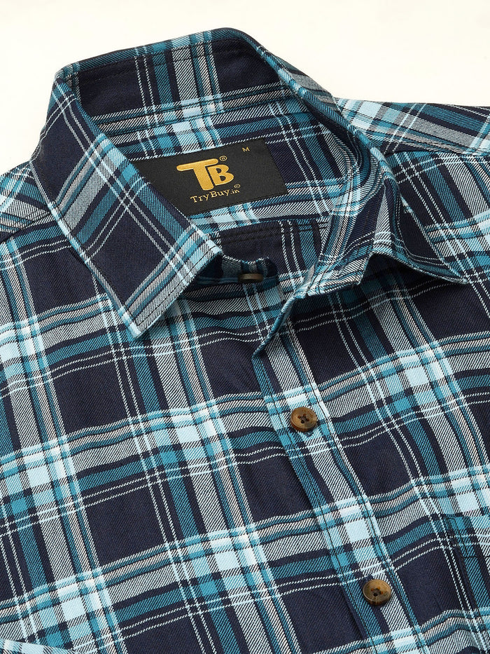 Mandate Cotton Checked Shirt for Men 2