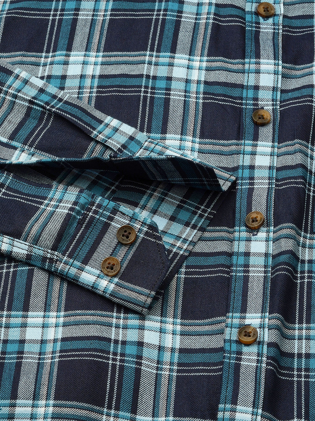 Mandate Cotton Checked Shirt for Men