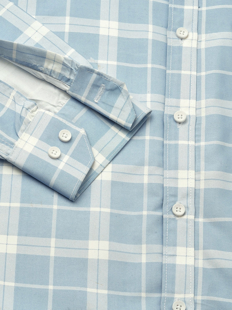 Light Checked Men's Shirt 2