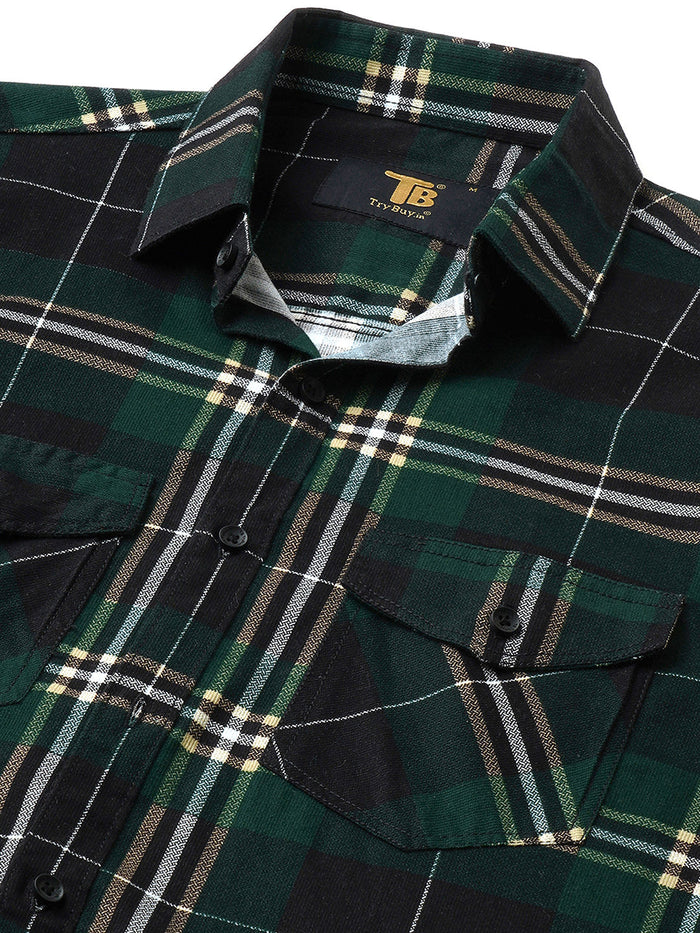 Eclectic Cotton Checked Shirt for Men 2