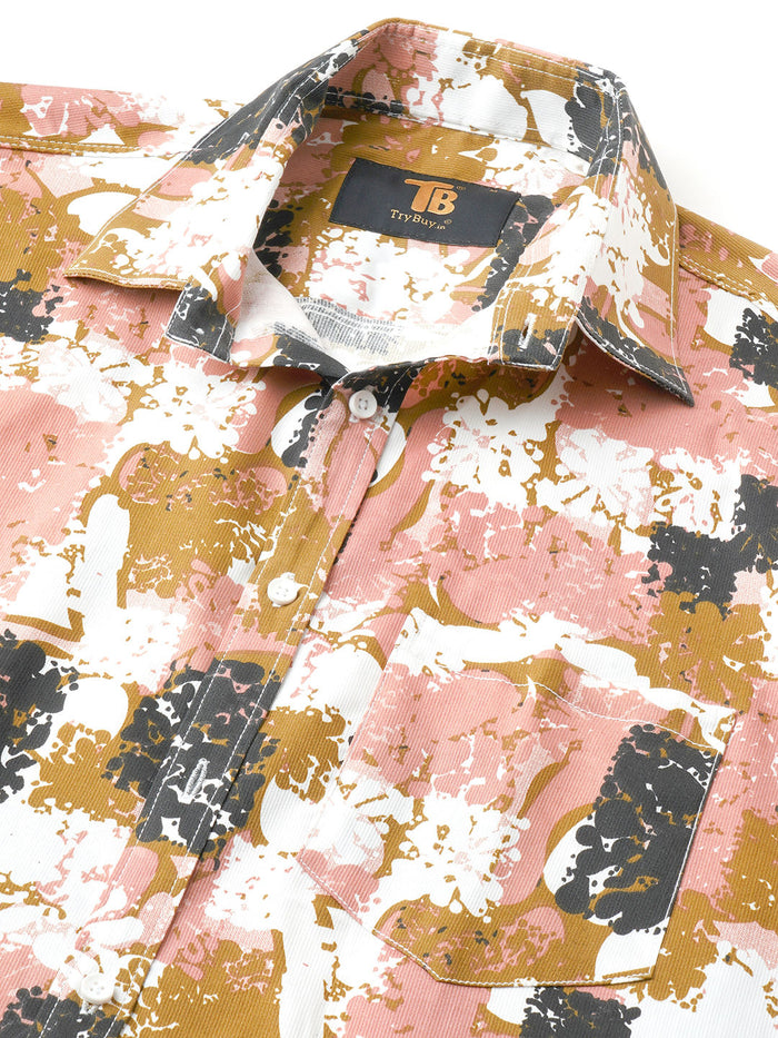 Bold Cotton Blend Printed Shirt for Men 2