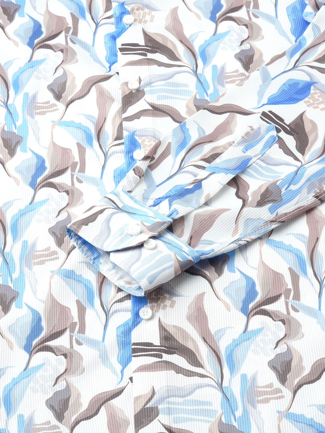 Vivid Printed Cotton Blend Shirt for Men