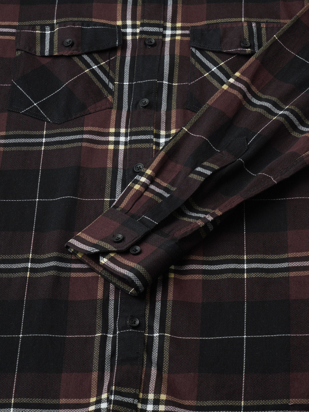 Urban Checked Cotton Shirt for Men - TB_483