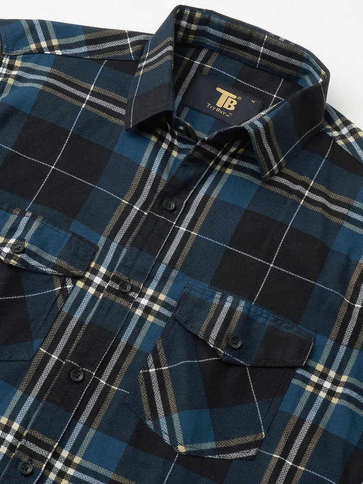 Contemporary Checked Shirts for Men