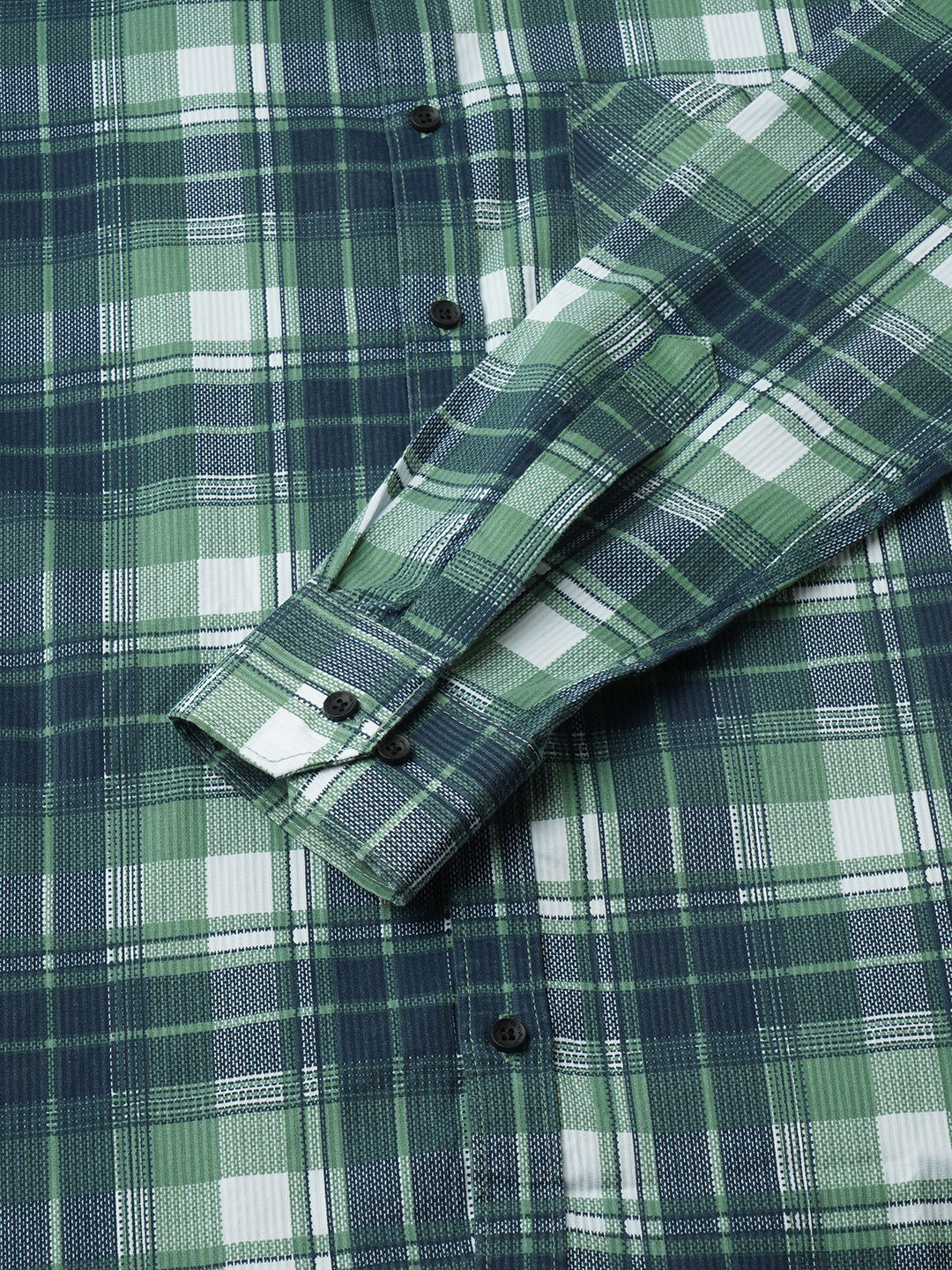 Apex Cotton Checked Shirt for Men