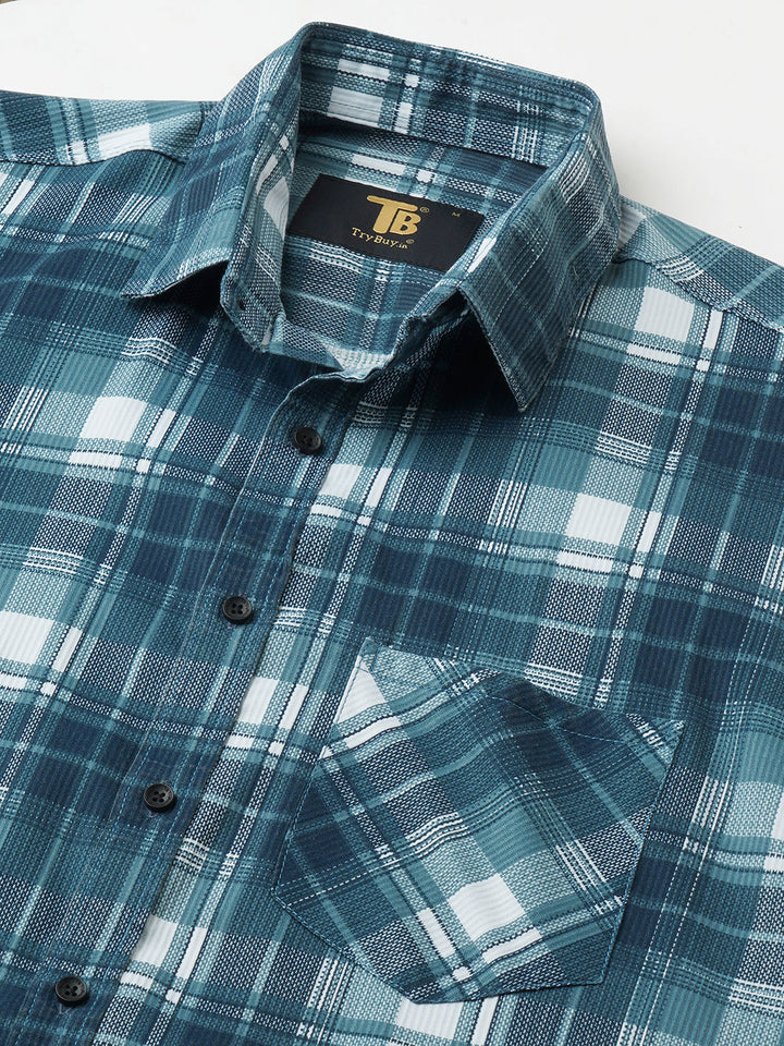 Versatile Checked Men's Shirt