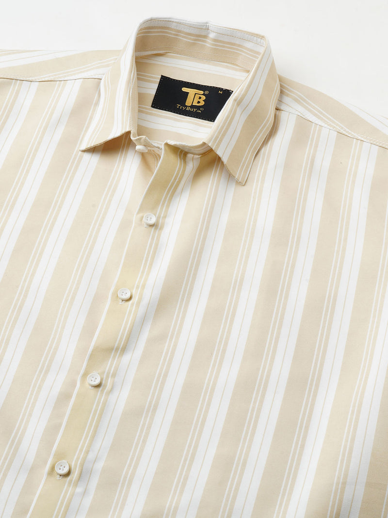 Exotic Striped Men's Shirt 2