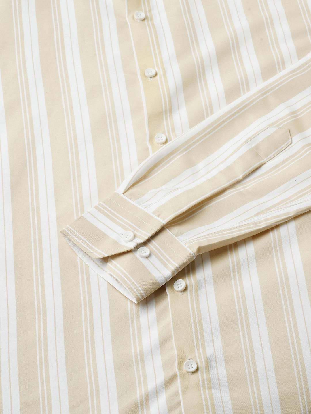 Exotic Cotton Blend Striped Shirt for Men