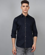 Luxe PartyWear Navy Shirt 2