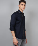 Luxe PartyWear Navy Shirt 6