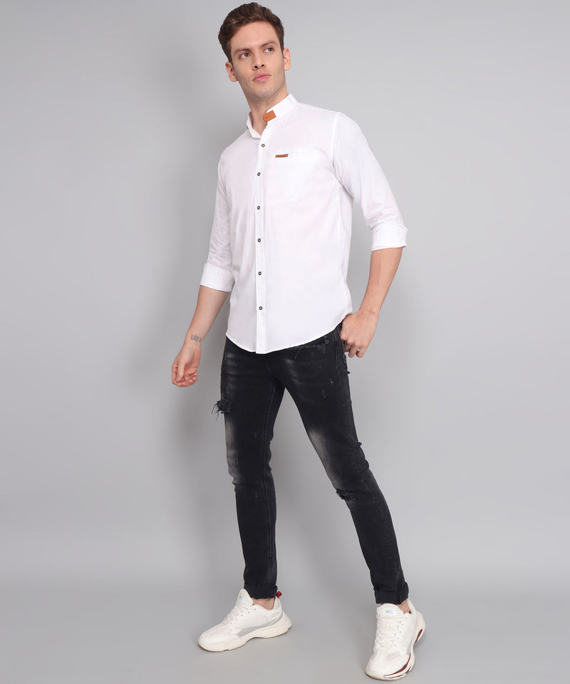 White Lee Casual Shirt for Men 8