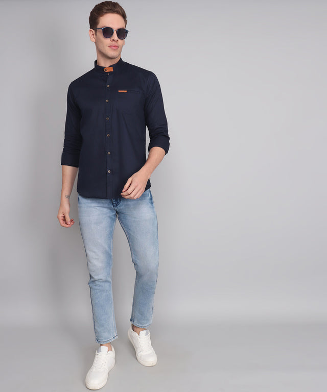Navy Blue Shirt