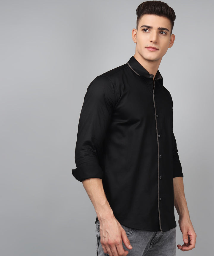 Luxe PartyWear Black Shirt