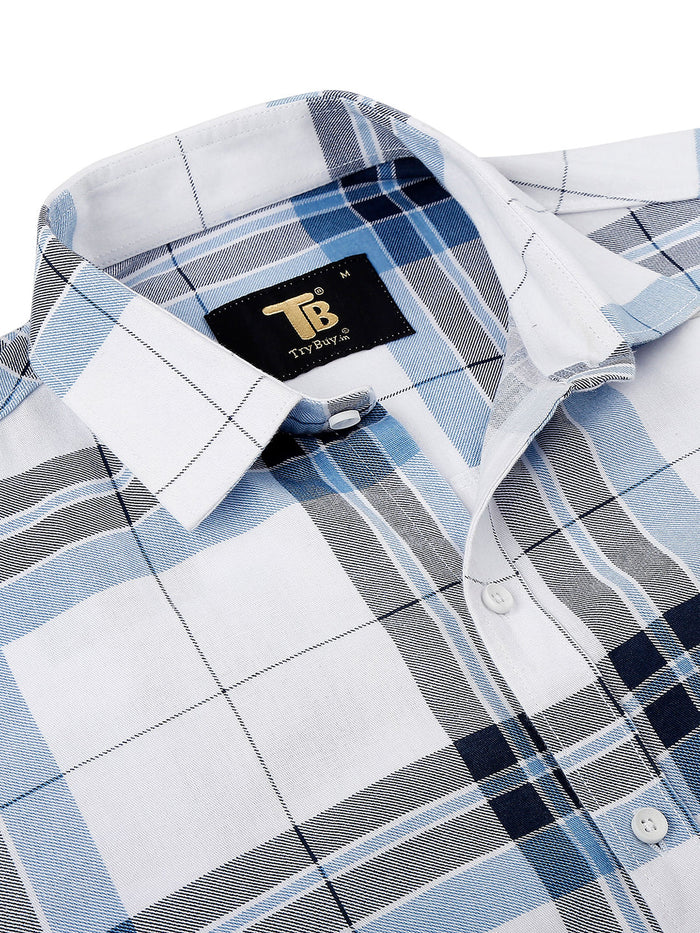 Crumb Checked Cotton Shirt for Men 2