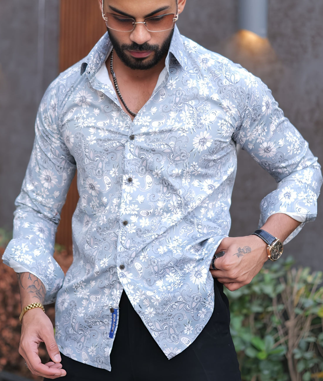 VOZIA Lumos Floral Printed Shirt