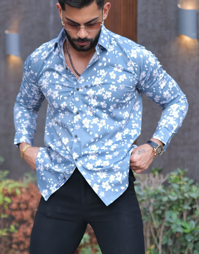 VOZIA Duke Floral Printed Shirt — TryBuy®