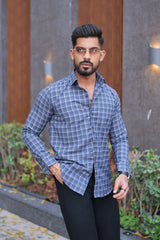 VOZIA Trendy Checked Men's Shirt 3