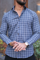 VOZIA Trendy Checked Men's Shirt 1