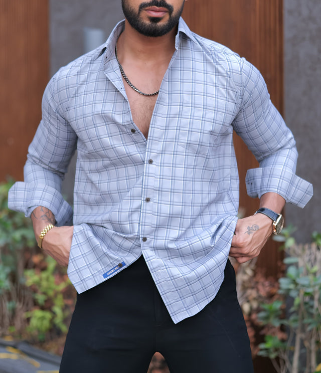 VOZIA Dawn Checked Men's Shirt — TryBuy®