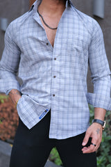 VOZIA Dawn Checked Men's Shirt 2