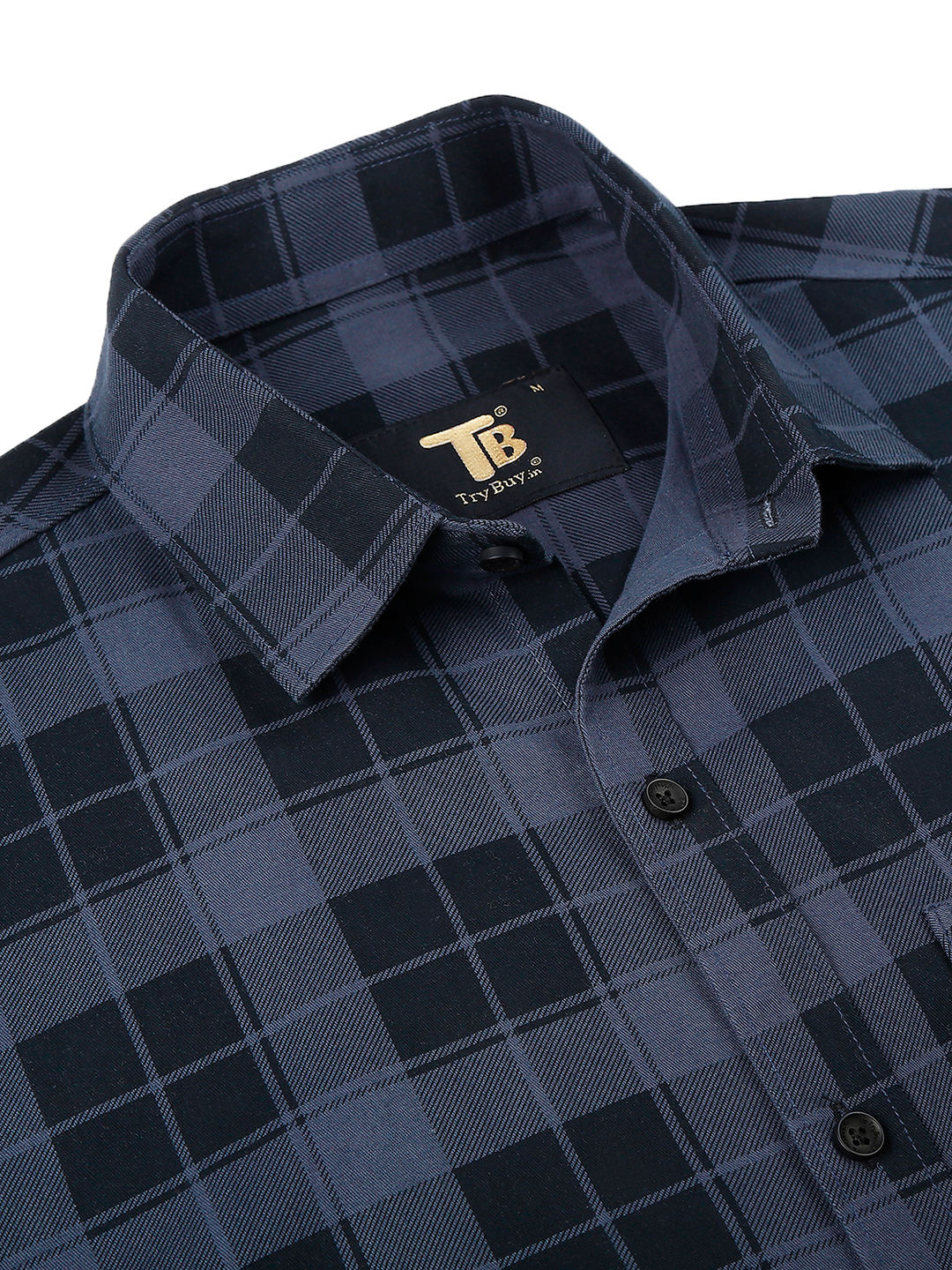 Tartan Checked Cotton Shirt for Men