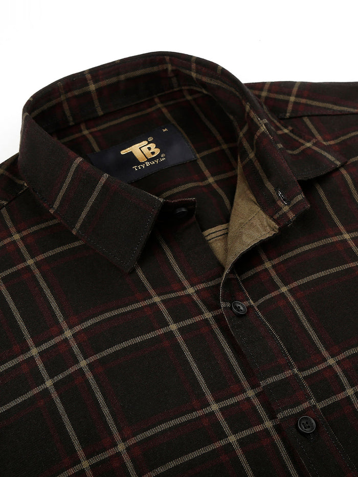 Radiant Checked Cotton Shirt for Men 2