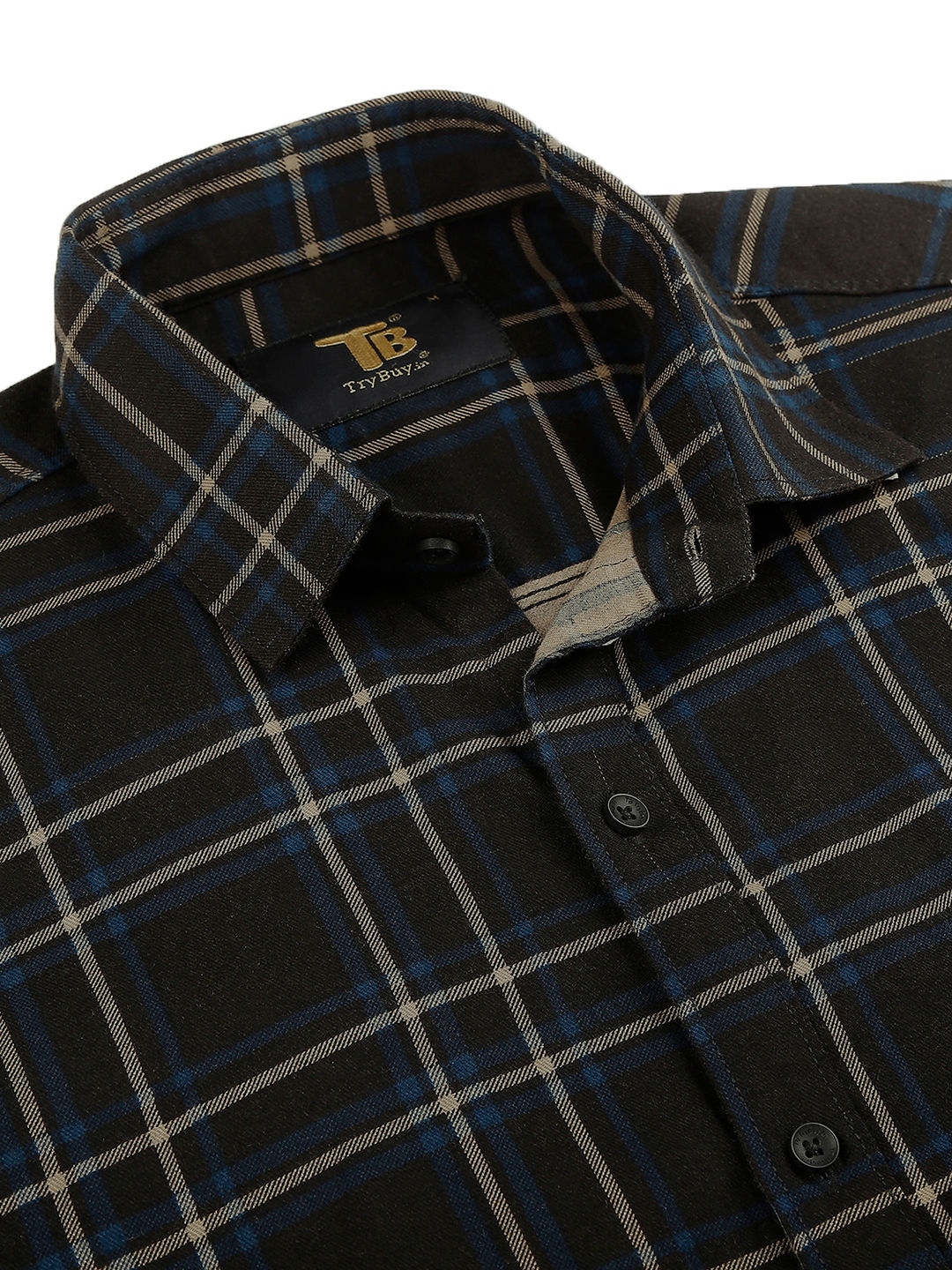 Modern Checked Cotton Shirt for Men