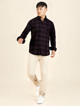 Sleek Checked Men's Shirt 4