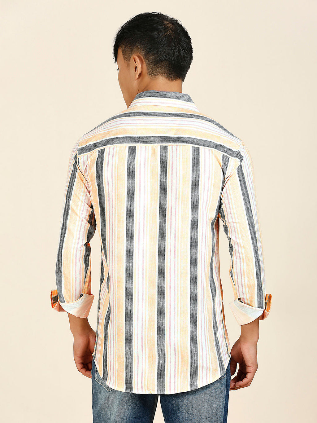 Dazzling Striped Men's Shirt