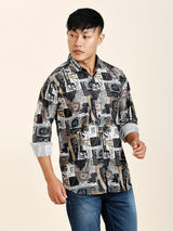 Turin Printed Men's Shirt 1